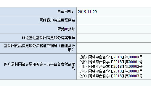 网络销售备案