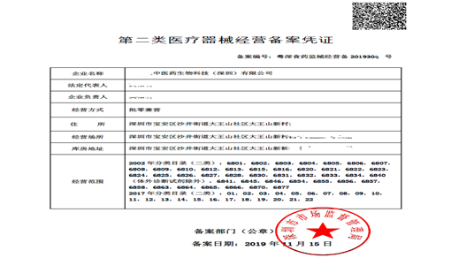 福田区第二类医疗器械